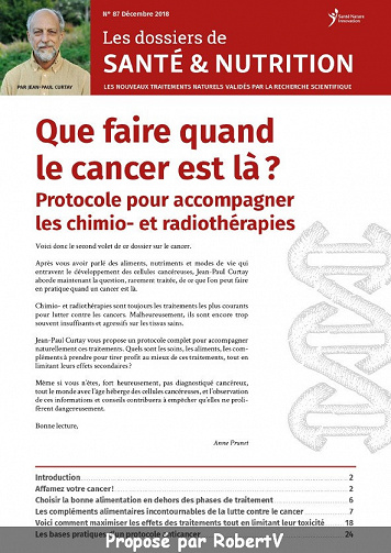 Les dossiers de Santé et Nutrition N°87 - Décembre 2018