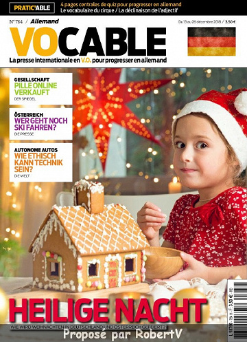 Vocable Allemand N°784 - 13 au 26 Décembre 2018