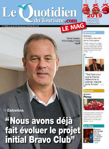 Le Quotidien du Tourisme - 20 Décembre 2018