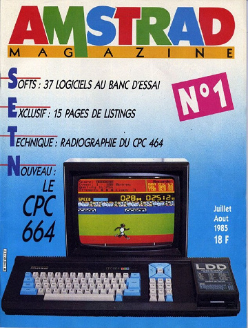 Amstrad Magazine N°1 - Juillet-Août 1985