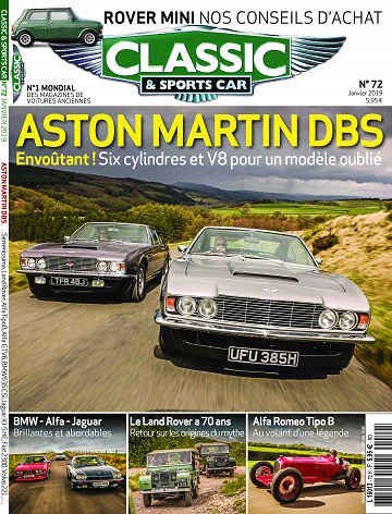 Classic & Sports Car France - janvier 2019