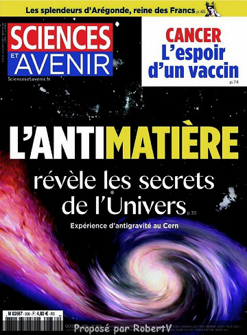 Sciences et Avenir N°836 - L’antimatière