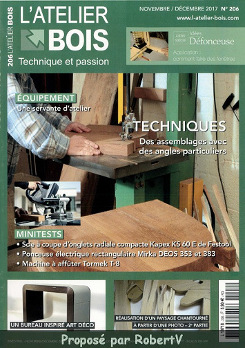 L’Atelier Bois N°206 - Technique et passion