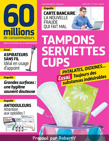 60 Millions de consommateurs N°546 - Mars 2019