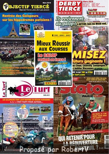 Pack Magazines Hippiques - Mars 2019