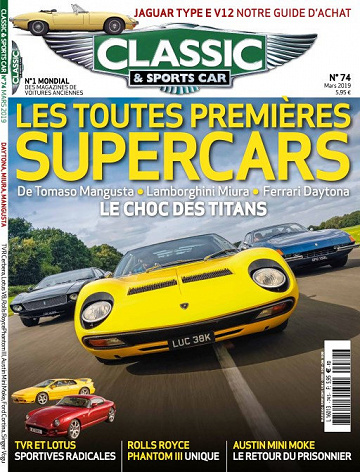 Classic & Sports Car France - Mars 2019