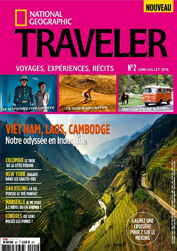 National Geographic Traveler N°2 - Viêt Nam, Laos, Cambodge - Juin-Juillet 2016