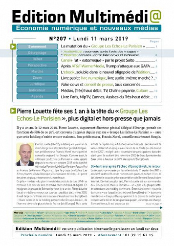 Édition Multimédia - 11 Mars 2019