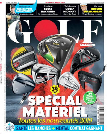 Golf Magazine France - Avril 2019