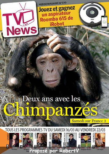 TV News N°370 (Magazine TV du "Le Soir") - Samedi 16 au 22 Mars 2019
