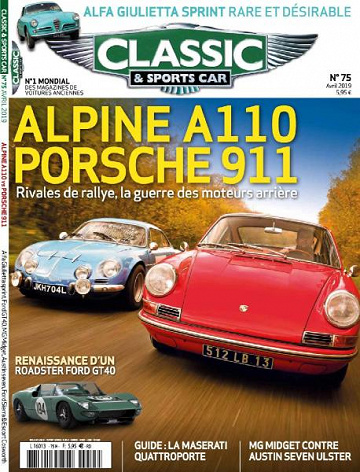 Classic & Sports Car France - Avril 2019