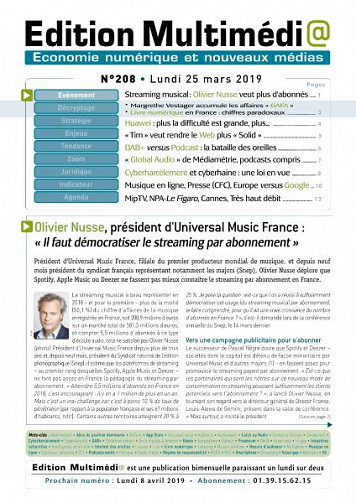 Édition Multimédia - 25 Mars 2019