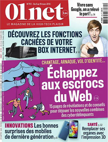 01Net N°793 - Échappez Aux Escrocs Du Web