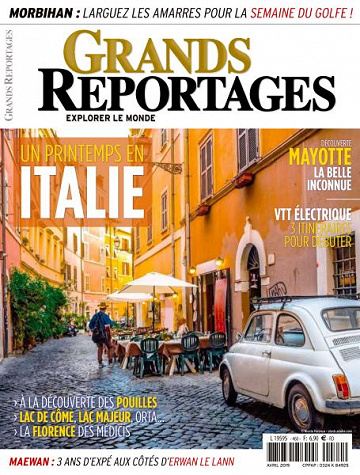 Grands Reportages - Avril 2019