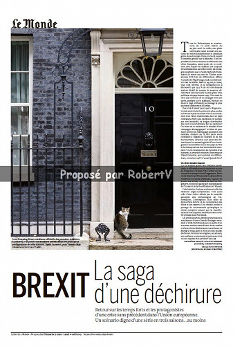 Le Monde - Cahier Brexit - Dimanche 31 Mars 2019