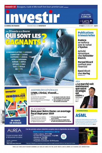 Investir - 20 Avril 2019