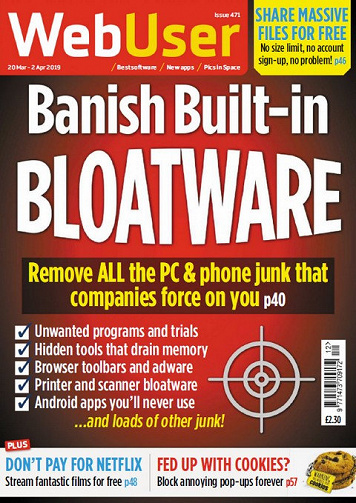 WebUser N°471 - 20 March - 2 April 2019