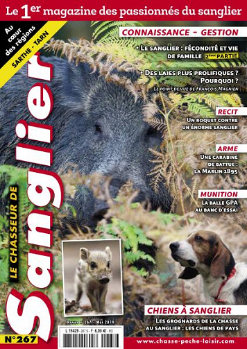 Le Chasseur Français Sanglier - Mai 2019
