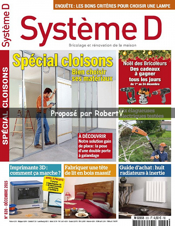 Système D N°839 - Décembre 2015