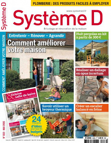 Système D No.832 - Mai 2015