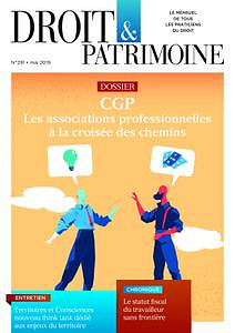 Droit & Patrimoine - Mai 2019
