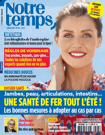 Notre Temps N°595 - Juillet 2019