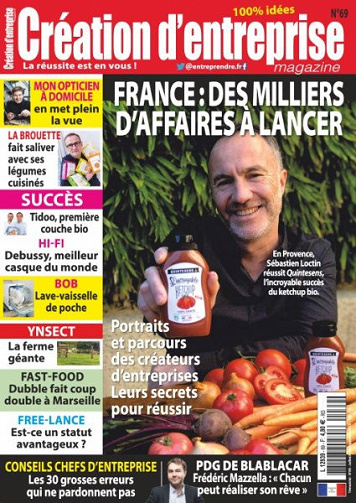 Création d’Entreprise - Juillet-Septembre 2019