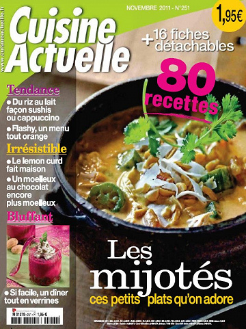 Cuisine Actuelle N°251 - Novembre 2011