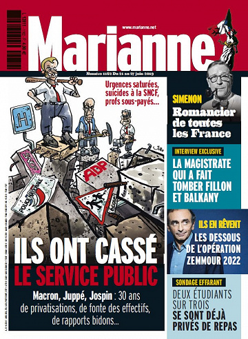 Marianne N°1162 - 21 au 27 Juin 2019