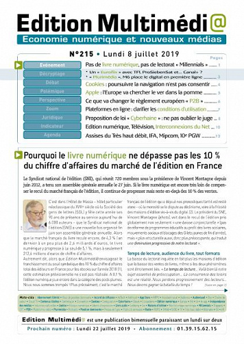 Édition Multimédia - 8 Juillet 2019