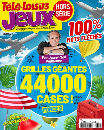 Télé Loisirs Jeux Hors-Série N°8 - Juillet 2019