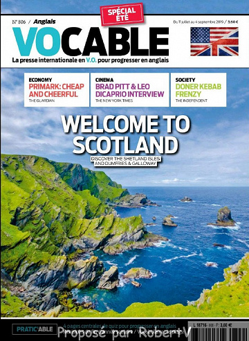 Vocable anglais N°806 - 11 Juillet au 4 Septembre 2019