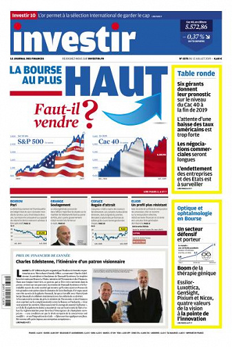 Investir - 13 Juillet 2019