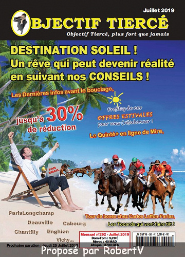 Objectif Tiercé N°292 - Juillet 2019
