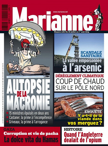 Marianne N°1167 - 26 Juillet au 1er Août 2019