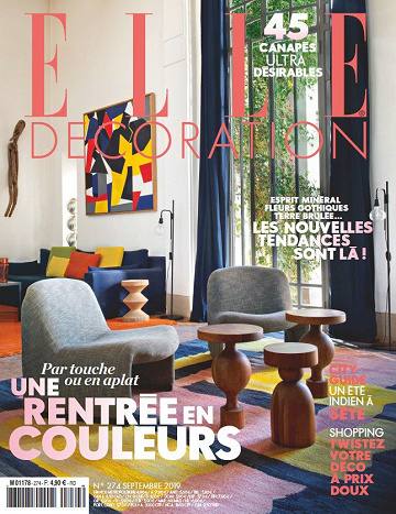 Elle Décoration N°274 - Septembre 2019