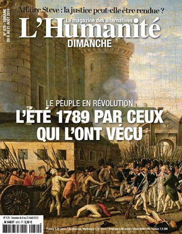 L’Humanité Dimanche - 8 Août 2019