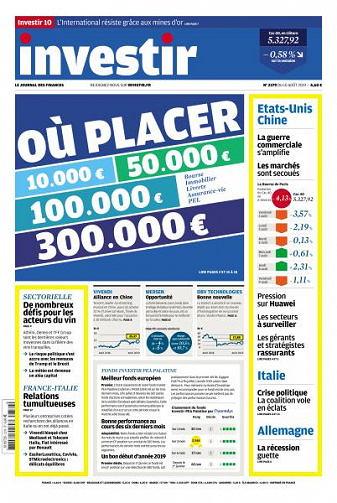 Investir - 10 Août 2019