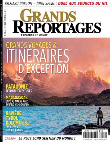 Grands Reportages - Novembre 2016