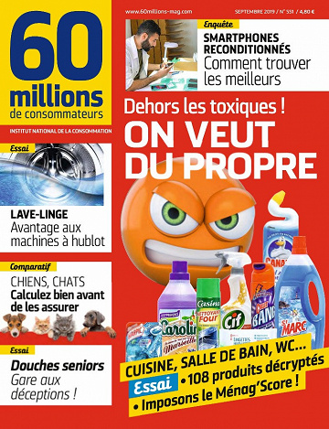 60 Millions de Consommateurs - Septembre 2019