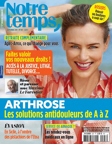 Notre Temps N°597 - Septembre 2019