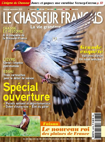 Le Chasseur Français - Septembre 2019