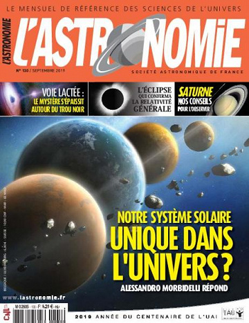L’Astronomie - Septembre 2019