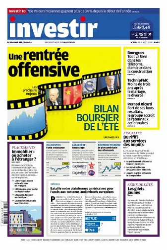 Investir - 31 Août 2019