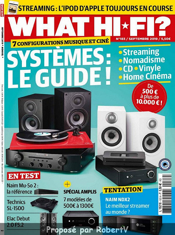 What Hi-Fi N°183 - Septembre 2019