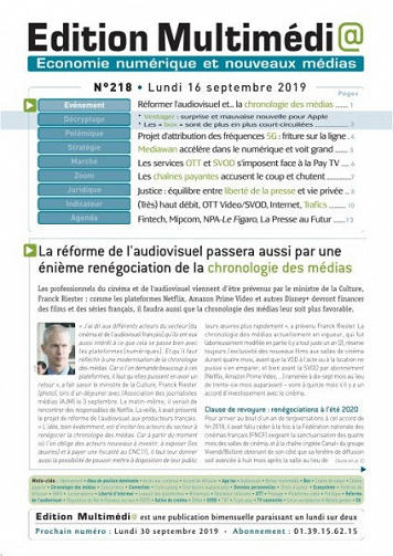 Édition Multimédia - 16 Septembre 2019