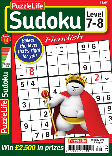 PuzzleLife Sudoku Fiendish - Issue 14