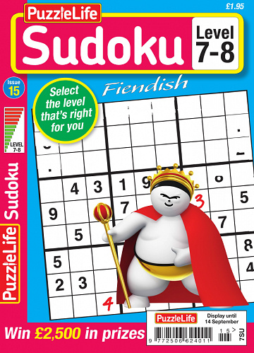 PuzzleLife Sudoku Fiendish - Issue 15
