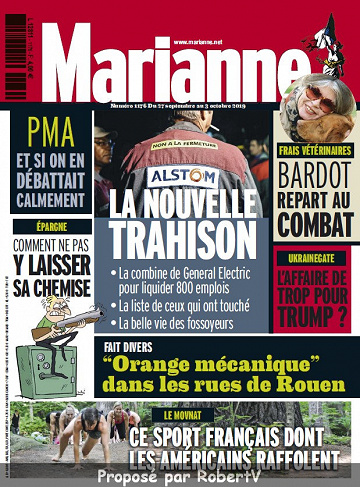 Marianne N°1176 - 27 Septembre au 3 Octobre 2019