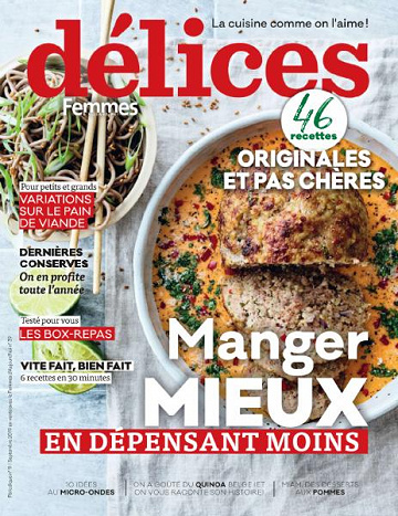 Délices de Femmes d’Aujourd’hui N.11 - Septembre 2019